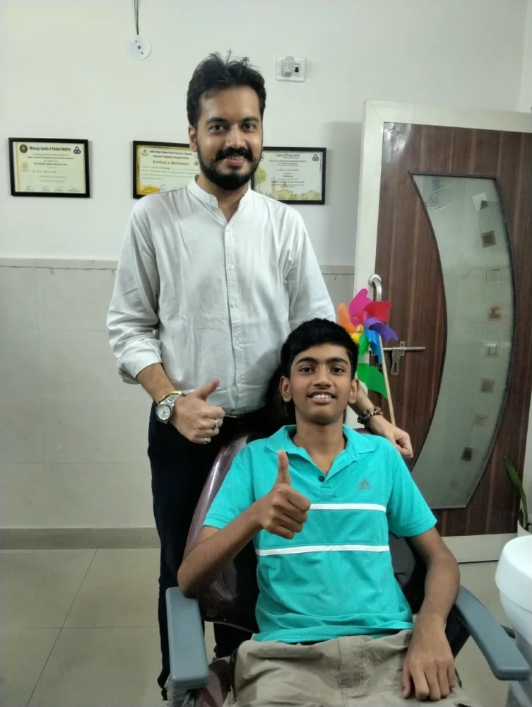 Teen alignment and dental checkup patient with Dr. Rijul